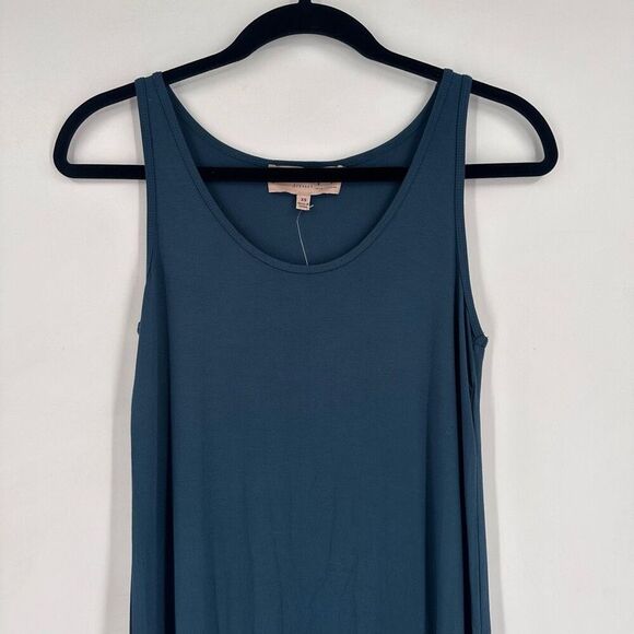 NWT Philosophy Tank Maxi Dress Dark Teal T-Shirt Dress Size XS Solid blue - Picture 11 of 11